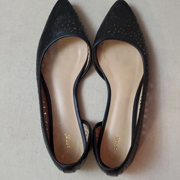 Apt. 9 black woven flats, size 9M - Picture 7 of 8